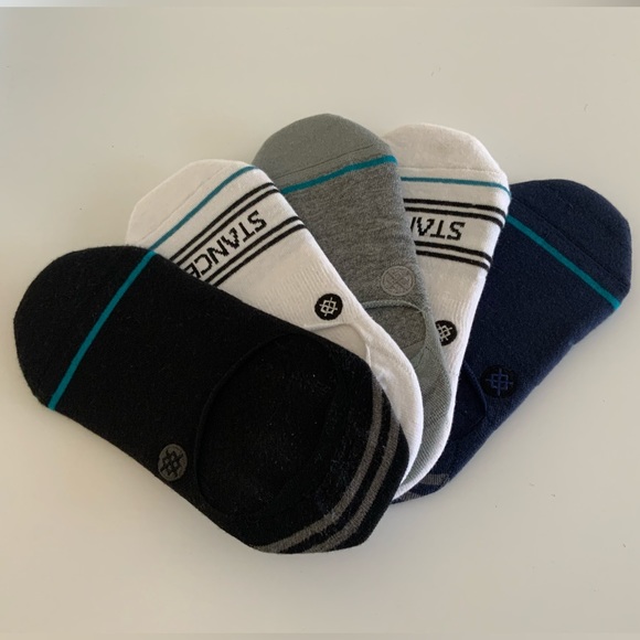 (5) Stance Solids No Show Basic Socks